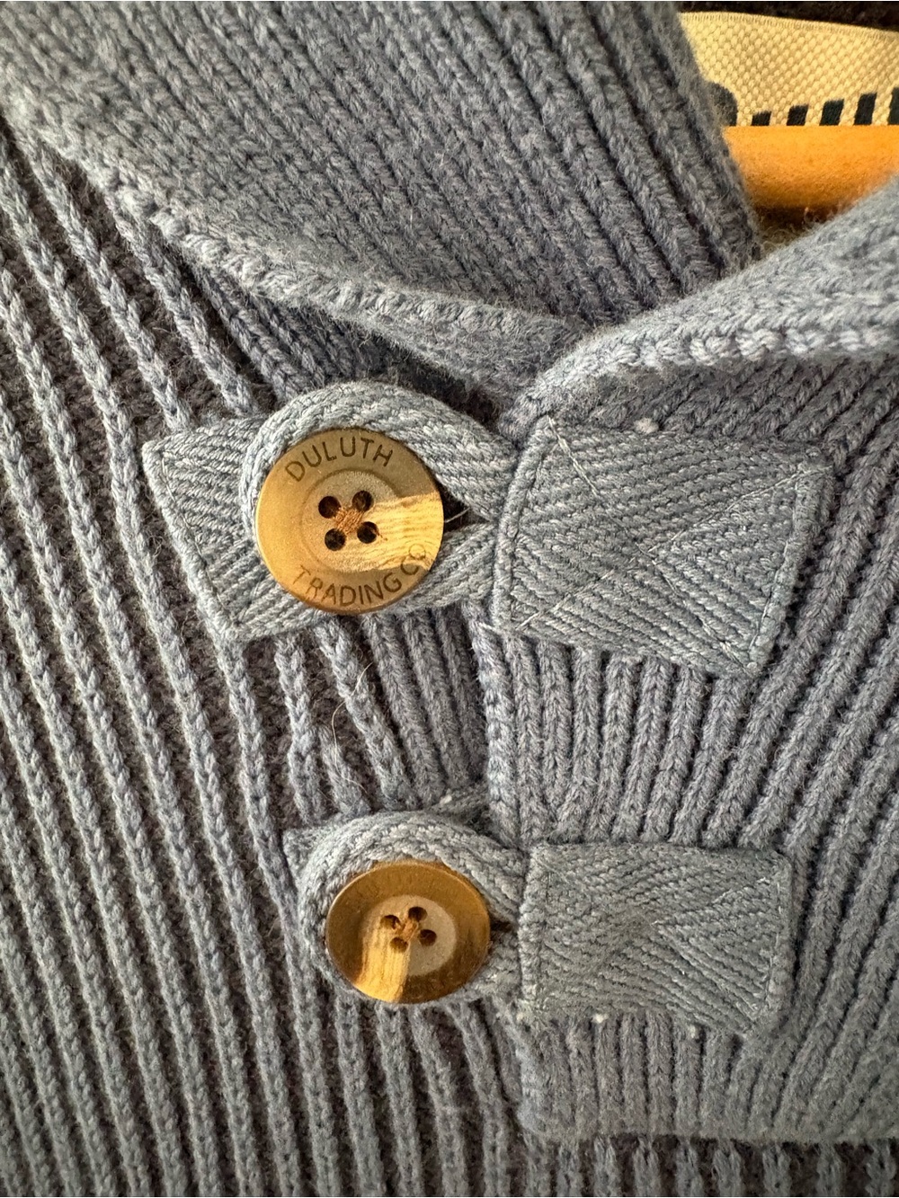 Duluth Brigadier Shawl Collar Wool Blend Sweater. Size XL. - Picture 5 of 15